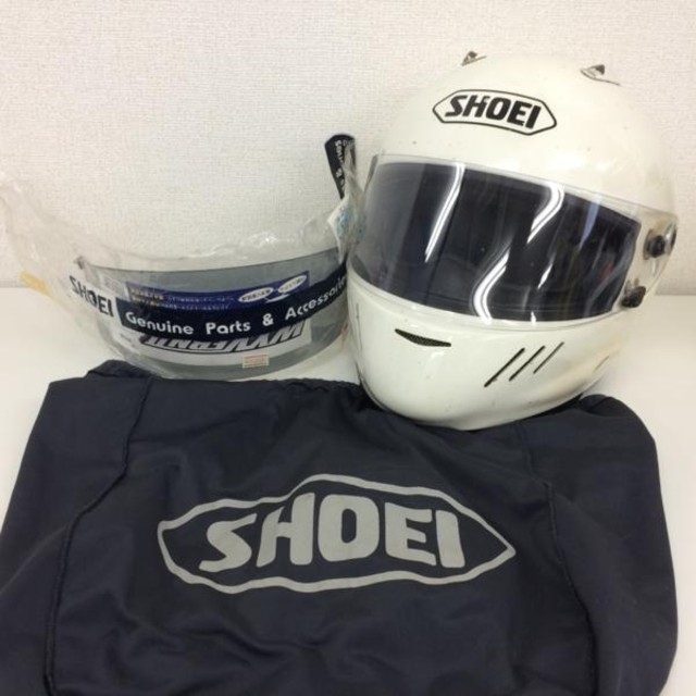 SHOEI/ショウエイ フルフェイスヘルメット Sサイズ 55-56cm 袋 スモークシールド付き