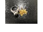 K24ネックレス、K18黒真珠付きリング、ペントップの詳細ページを開く