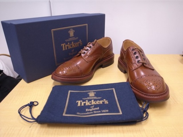 Tricker's/トリッカーズ M7047 Toe Cap Derby Brogue （ 靴・ブーツ