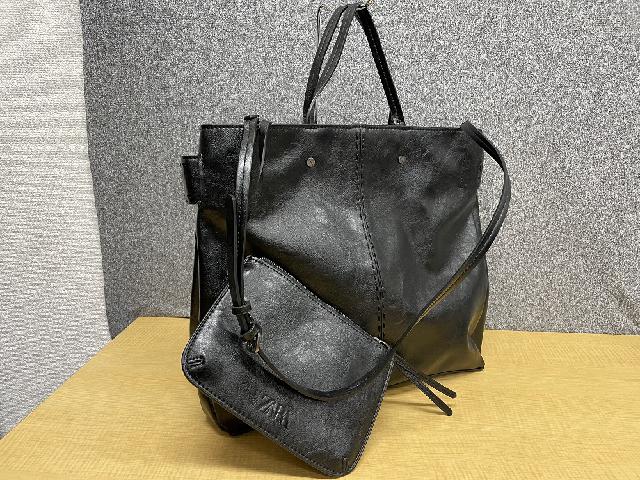 ZARA/ザラ トップステッチ入りトートバッグ （ その他レディース）の