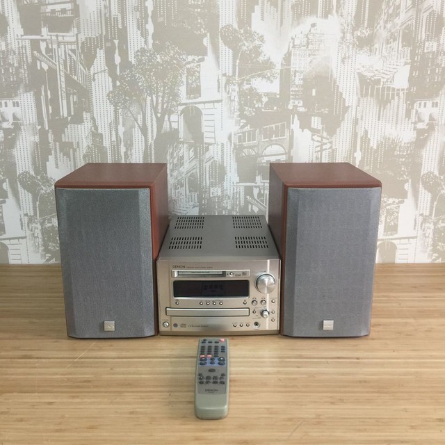 Denon D Me33 Cd Mdコンポ スピーカーsc Me33 Mdlp対応 リモコン付き ステレオ コンポ の買取価格 Id おいくら