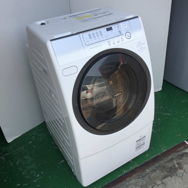 美品☆アクア ドラム式洗濯乾燥機 9kg AQW-D500-R