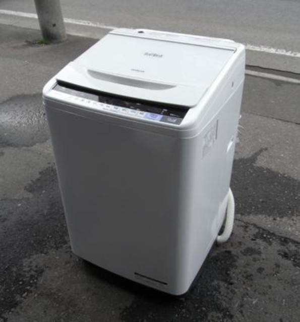 洗濯機　日立　ビートウォッシュBW-V80B-W　2017年製