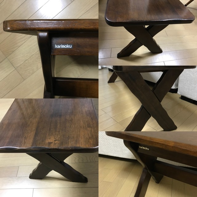 カリモク　ルスティック　ベンチシート