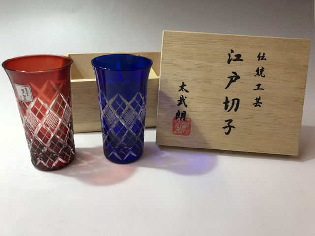 江戸切子 グラス ガラス製品 の買取価格 Id おいくら