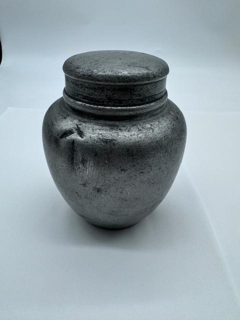 錫製 茶入れ 良元 茶壺 錫器
