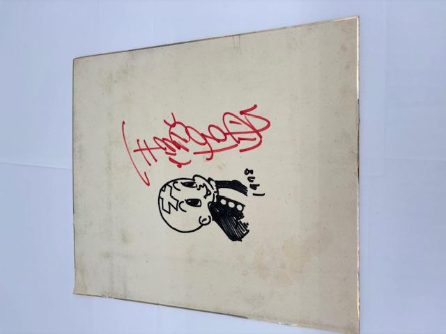 三つ目がとおる イラストサイン色紙