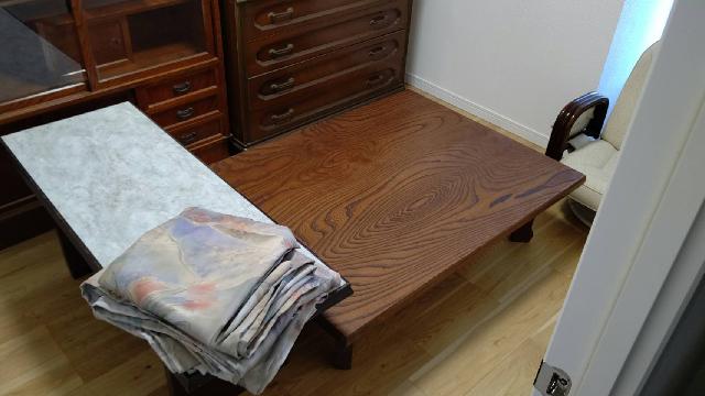 まとめて不要品回収　買取品と相殺　家具数点