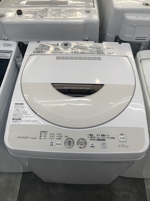 SHARP　4.5Kg洗濯機