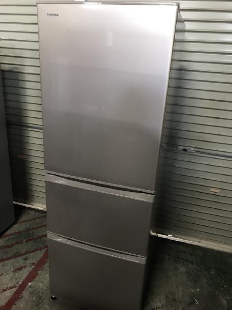 GR-H38S/東芝/TOSHIBA/冷凍冷蔵庫/363L/右開き/3ドア/シルバー