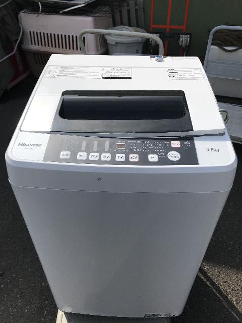 Hisense 洗濯機 HW-T55C 2019年製 （ 洗濯機・ドラム洗濯機）の買取価格 （ID:609254）｜おいくら