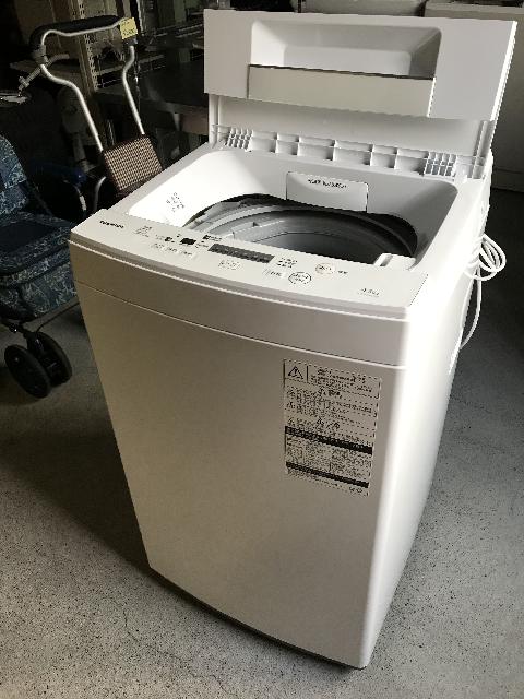 東芝機械4.5キロ洗濯機