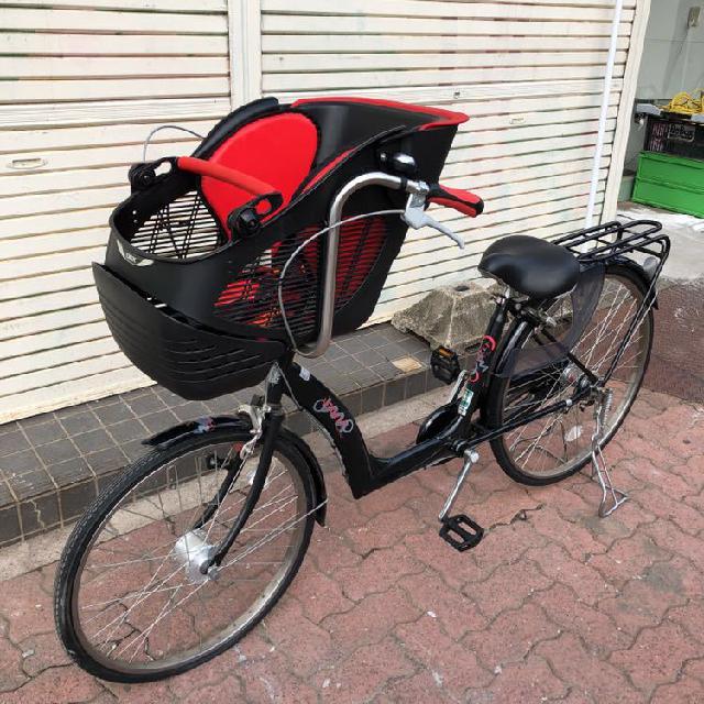 自転車 s-tech 26インチ OGKチャイルドシート 装備 幼児2人乗せOK