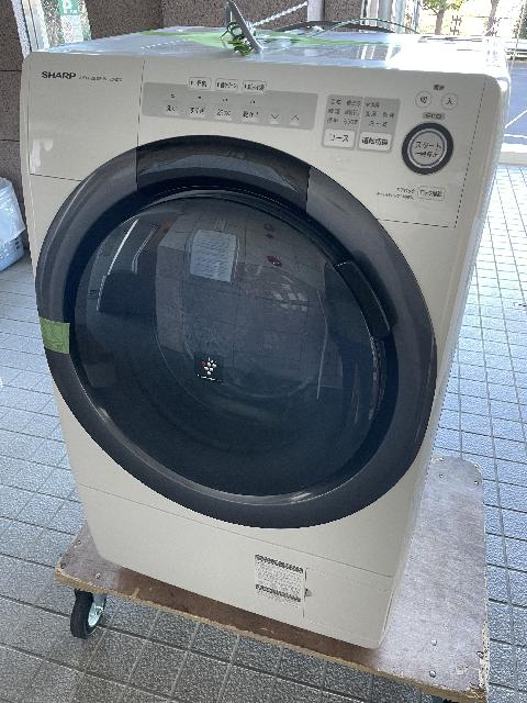 ドラム式洗濯機　シャープ　2018年　ES-S7C-WL 