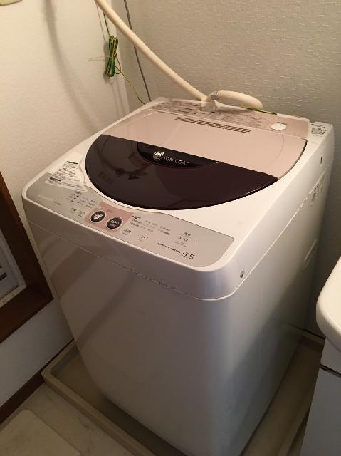 シャープ　洗濯機　ホワイト