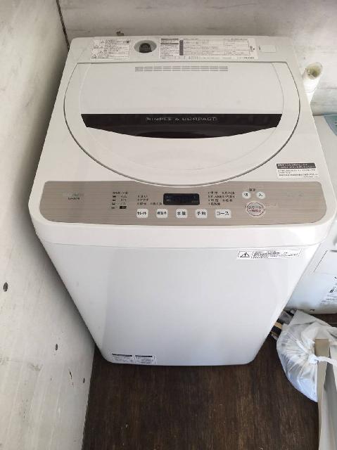 シャープ　洗濯機　ホワイト
