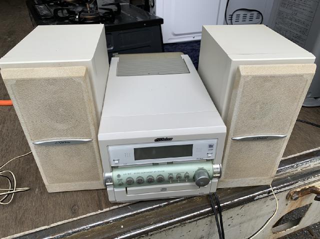 ビクター　MDコンポ　ホワイト