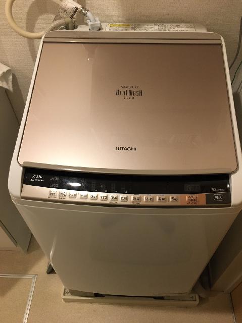 日立　洗濯機　ホワイト