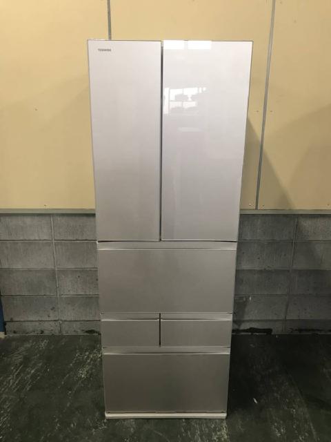 GR-K510FD/東芝/TOSHIBA/冷蔵庫/509L/フレンチドア/6ドア/FDシリーズ/シル