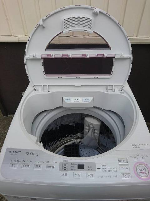 ES-GV7C-P/シャープ/SHARP/全自動洗濯機/7.0kg/ホワイト （ 洗濯機