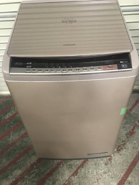 BW-DV100A/日立/HITACHI/ビートウォッシュ/洗濯乾燥機/10kg/シルバー