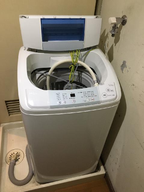 日立　洗濯機　ホワイト