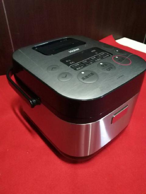 ハイアール　炊飯器　黒