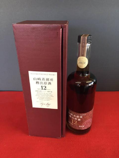 【出張買取】サントリー ピュアモルト ウィスキー//山崎蒸留酒/樽出原酒/12年/シェリー樽貯蔵/6
