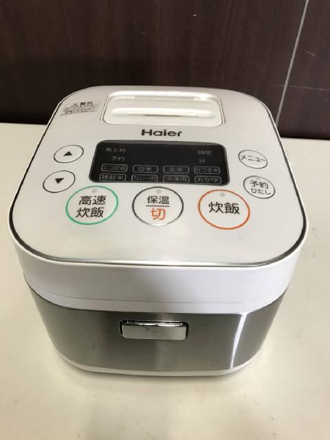 JJ-M31A/ハイアール/HAIER/3合炊きマイコン炊飯器/ホワイト