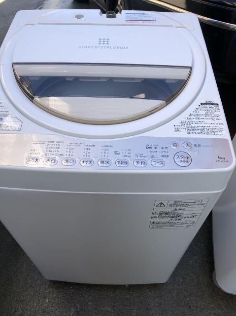 TOSHIBA 洗濯機 6キロ 2016年s