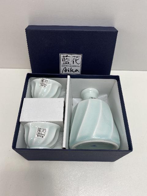 有田焼　徳利　藍花　K