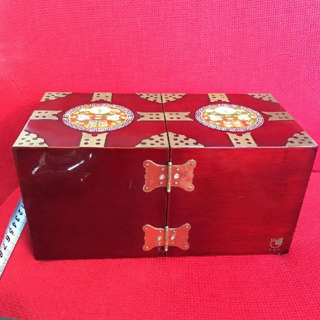 韓国伝統工芸品 双子宝石箱 漆器 s （ 民芸品）の買取価格 （ID:591101