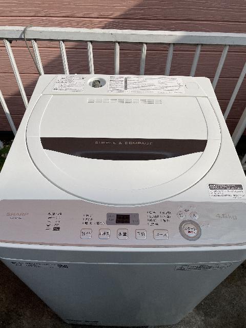 SHARP 4．5キロ　洗濯機s