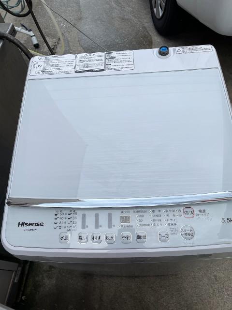 ハイセンス　5.5kg 洗濯機s