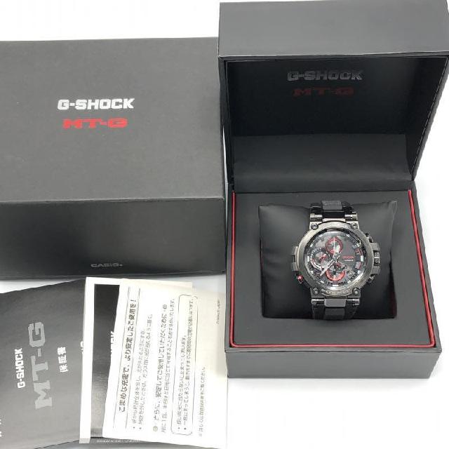 CASIO カシオ G-SHOCK MTG-B1000 黒 赤