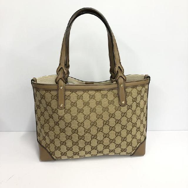 GUCCI グッチ トートバッグ ベージュ GGキャンバス