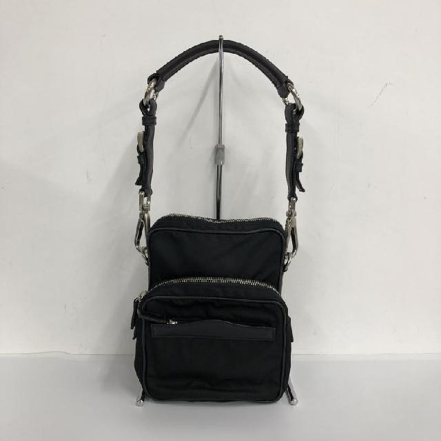 PRADA プラダ ナイロン ワンショルダーバッグ 黒