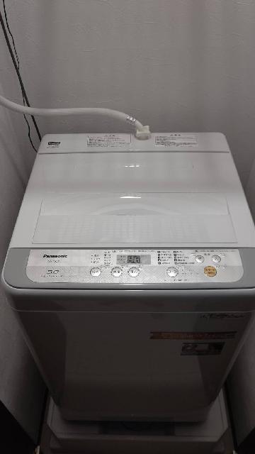 パナソニック　洗濯機　白
