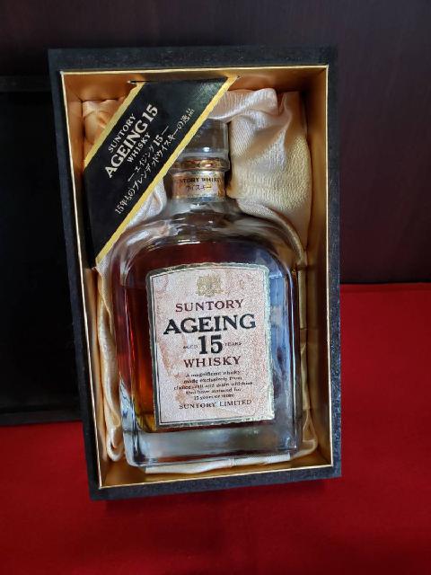 サントリー/SUNTORY/エイジング/750ml/43%/木箱/古酒/ウィスキー