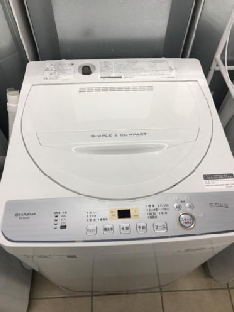 SHARP シャープ ES-GE5C 2019年製 5.5kg 洗濯機