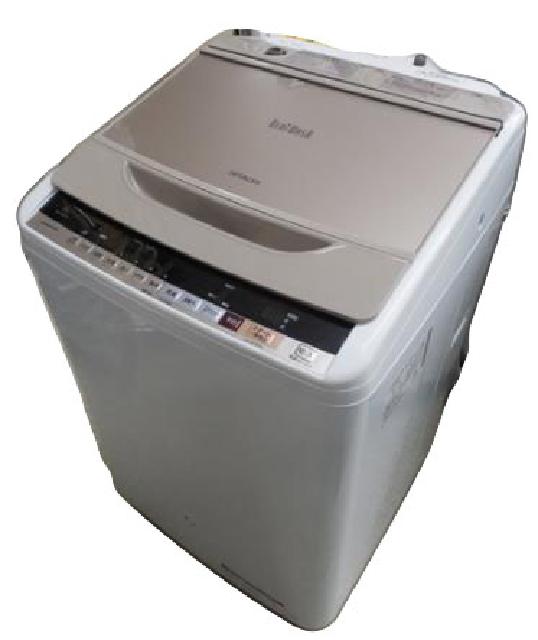 縦型洗濯機　日立　白