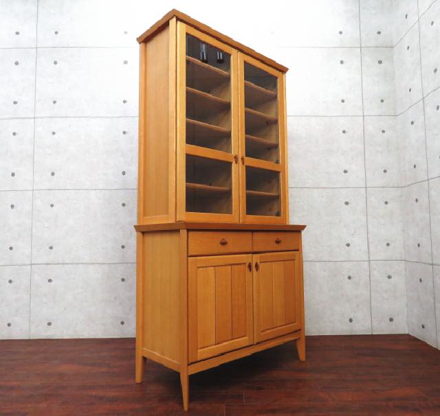日進木工 アクタス 高級 北欧スタイル モダン 食器棚/キャビネット（食器棚・キッチンボード）の買取価格 （ID:439326）｜おいくら