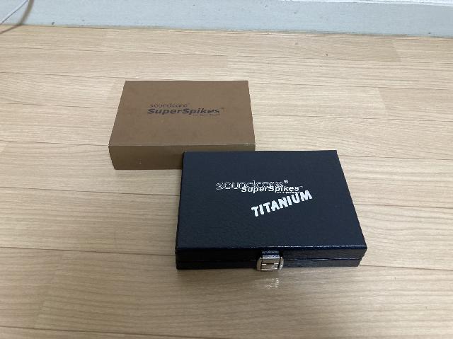 Soundcare SS1 TITAN SuperSpike サウンドケア インシュレーター 3個セ （ その他AV機器）の買取価格  （ID:691365）｜おいくら