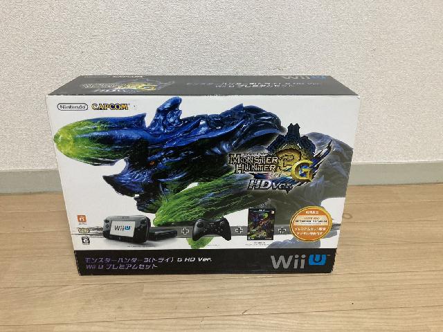 WiiU 本体 モンスターハンター3G HD ver. WiiUプレミアムセット 箱付