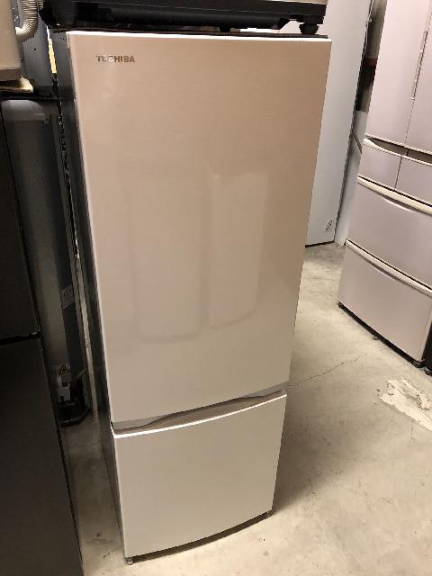 東芝　ノンフロン冷凍冷蔵庫　GR-M17BS（W）