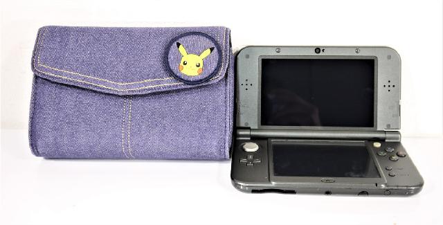 Nintendo 3DS LL ブラック 本体 任天堂 初期化済み ポケモンケース付き（ニンテンドー3DS本体）の買取価格 （ID