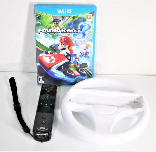 任天堂 Wiiu マリオカート8 ハンドル リモコンセット Nintendo マリカー Mario Wii U の買取価格 Id おいくら