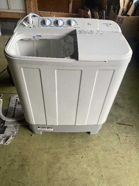 21年製 MAXZEN 二層式洗濯機 使用感(中)