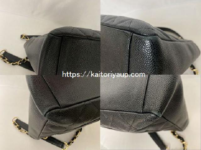 シャネル買取[CHANEL]マトラッセ キャビア トートバッグ