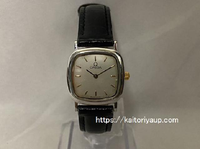 OMEGA オメガ デヴィル レディース QZ/SS 腕時計 不動 ベルト社外 オメガ デビル レディス Cal.485 手巻 OH済 メッシュベルト 1960